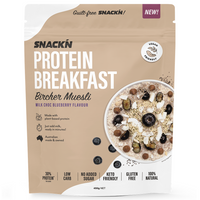 Snackn' Protein Breakfast Bircher Muesli Milk Choc Blueberry Flavour