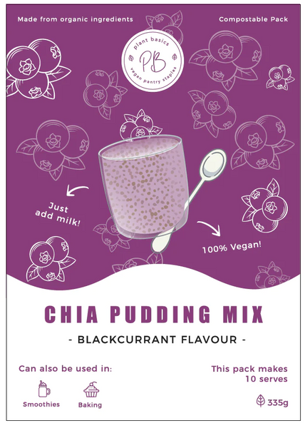 Chia Pudding Mix -Viberi Blackcurrant