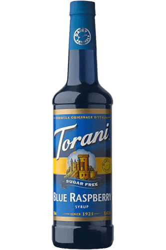 Torani Sugar Free Syrup 750ml Blue Raspberry