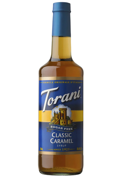Torani Sugar Free Syrup 750ml Classic Caramel