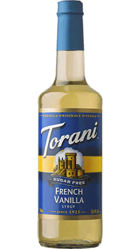 Torani Sugar Free Syrup 750ml French Vanilla