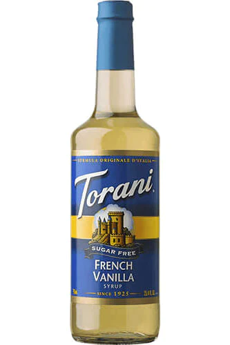 Torani Sugar Free Syrup 750ml French Vanilla