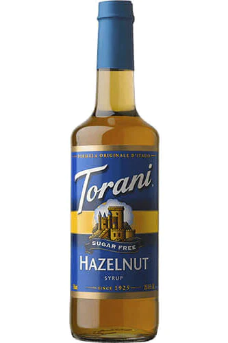 Torani Sugar Free Syrup 750ml Hazelnut