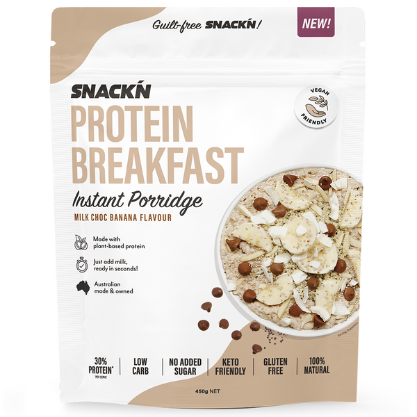 Snack'n Protein Instant Porridge Milk Choc Banana Flavour - 450g