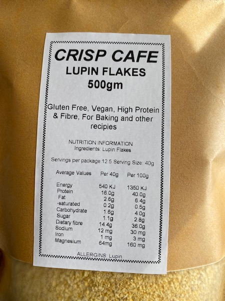 CRISP Lupin Flakes 500 gram