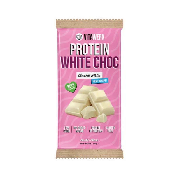 Vitawerx NEW White Chocolate 100gm Block