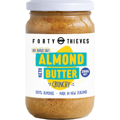 Forty Thieves Almond Butter Crunchy – 290g (Copy)