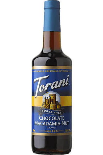 Torani Sugar Free Syrup 750ml Chocolate Macadamia Nut