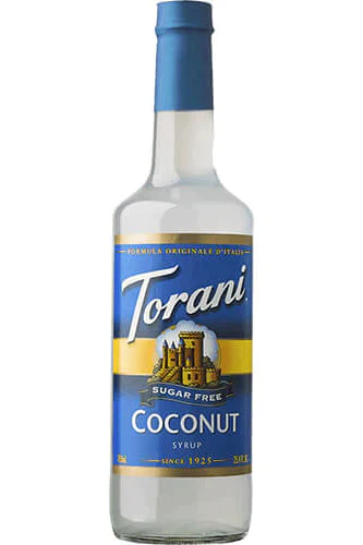 Torani Sugar Free Syrup 750ml Coconut