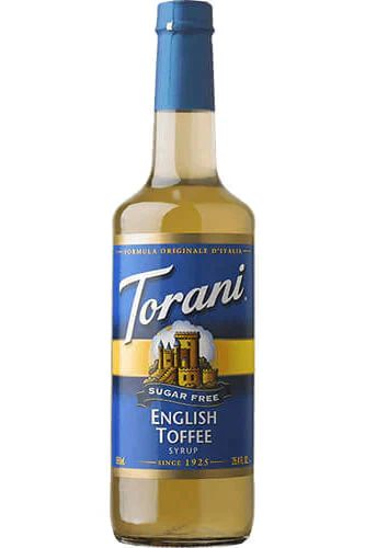 Torani Sugar Free Syrup 750ml English Toffee