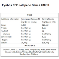 FFF - JALAPENO SAUCE 200ml