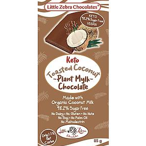 Little Zebra Keto Toasted Coconut Plant Mylk Chocolate