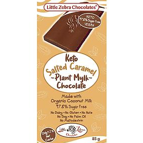 Little Zebra Keto Salted Caramel Plant Mylk Chocolate