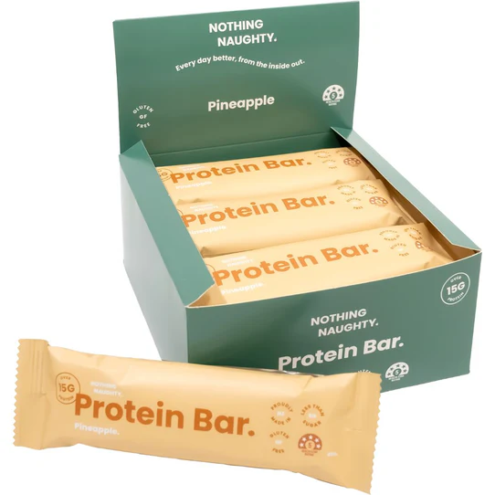 Nothing Naughty Pineapple Protein Bar