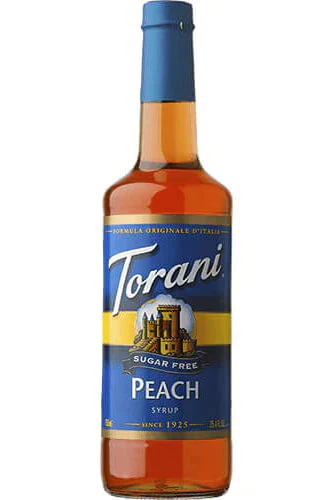 Torani Sugar Free Syrup 750ml Peach
