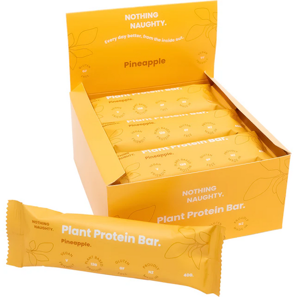 Nothing Naughty Pineapple Plant Protein Bars