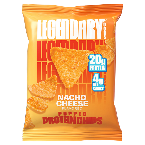 Legendary Nacho Protein Chips 34g Packet