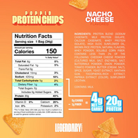 Legendary Nacho Protein Chips 34g Packet