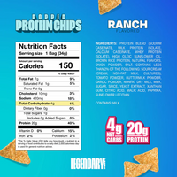 Legendary Ranch Protein Chips 34g Packet
