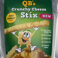 Crunchy Cheese Stix 100 gram Bag