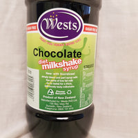 WESTS Sugar Free Milkshake Syrup 1L