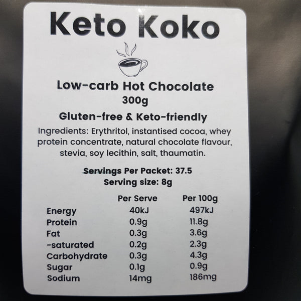 Keto Koko Low Carb Hot Chocolate
