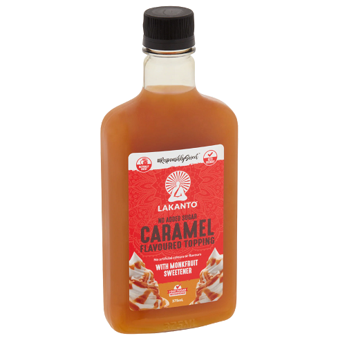 Lakanto Caramel Topping with Monkfruit Sweetener 375mL