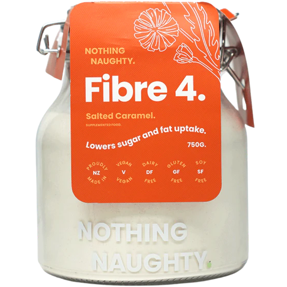 Nothing Naughty Salted Caramel Fibre 4 Prebiotic - 750g Jar
