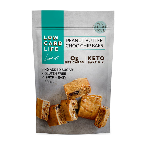 Low Carb Life Peanut Butter Choc Chip Bars
