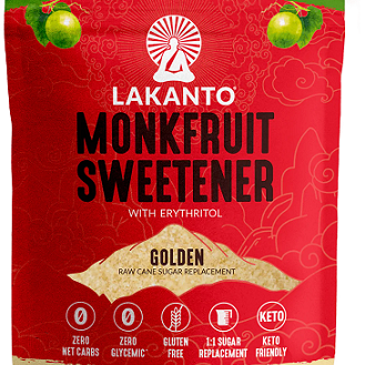 Lakanto Golden Monkfruit 1:1 Raw Sugar Substitute 500g