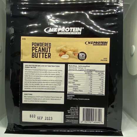 NZ Protein's Powdered Peanut Butter