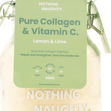 Nothing Naughty Pure Collagen & Vitamin C Lemon / Lime 500g