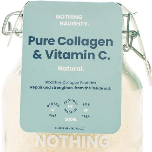 Nothing Naughty Pure Collagen & Vitamin C Natural 500g