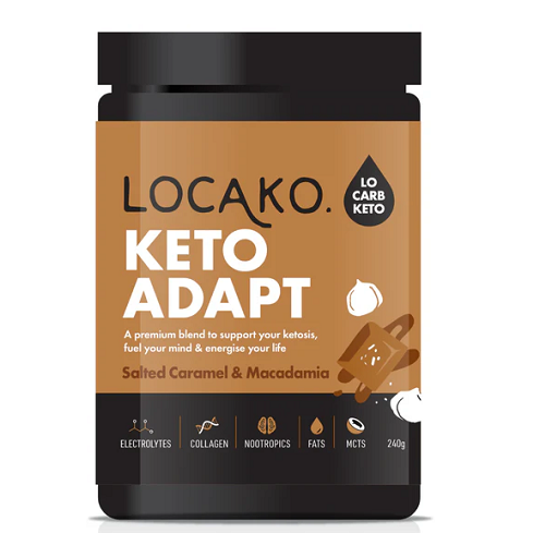 Locako's Keto Adapt - Salted Caramel Macadamia