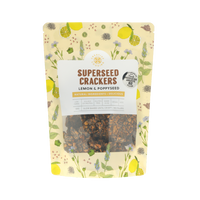 Superseed Lemon & Poppyseed Crackers